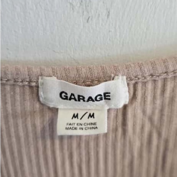 Garage Taupe Ribbed Top - Picture 11 of 16
